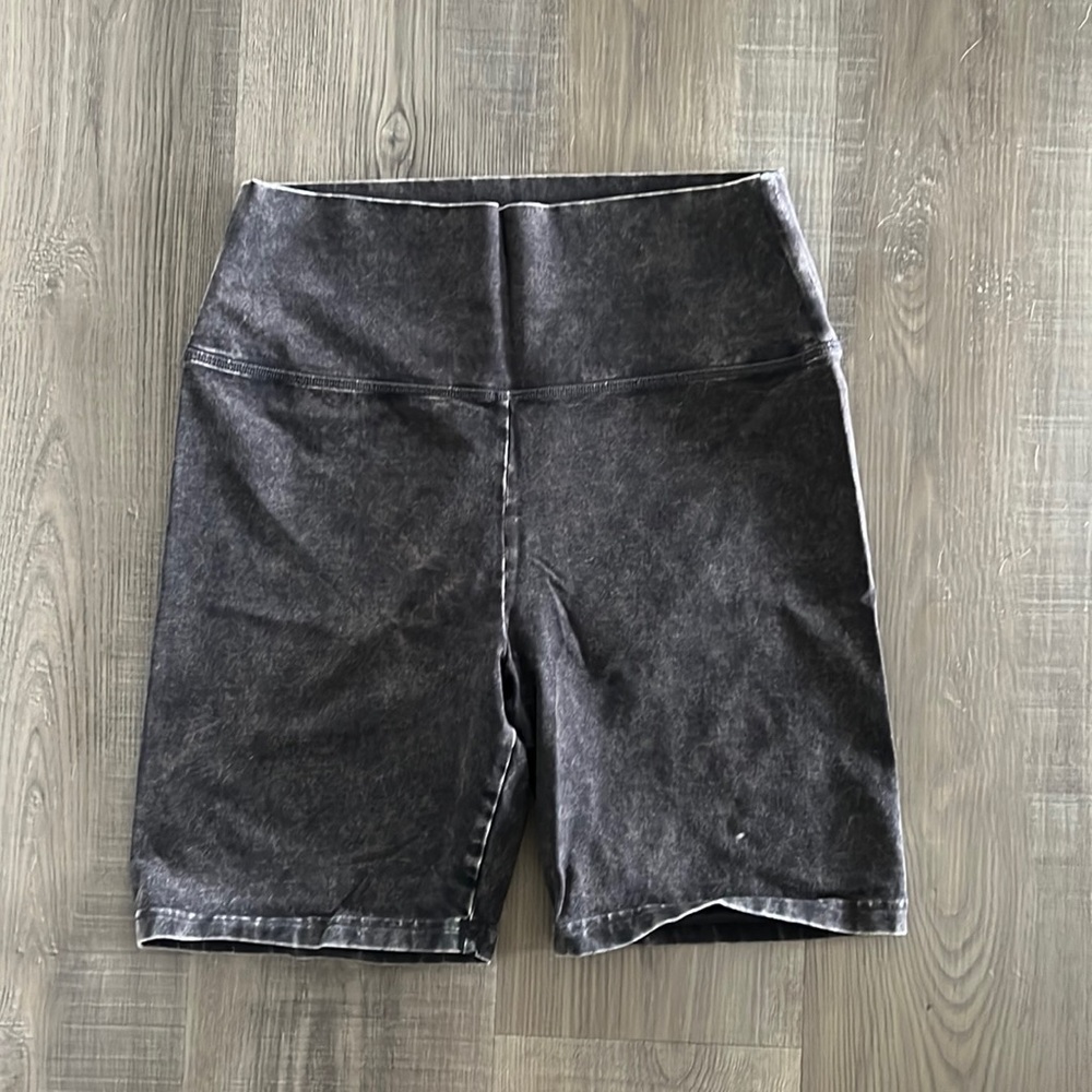 aerie Acid Washed Biker Shorts